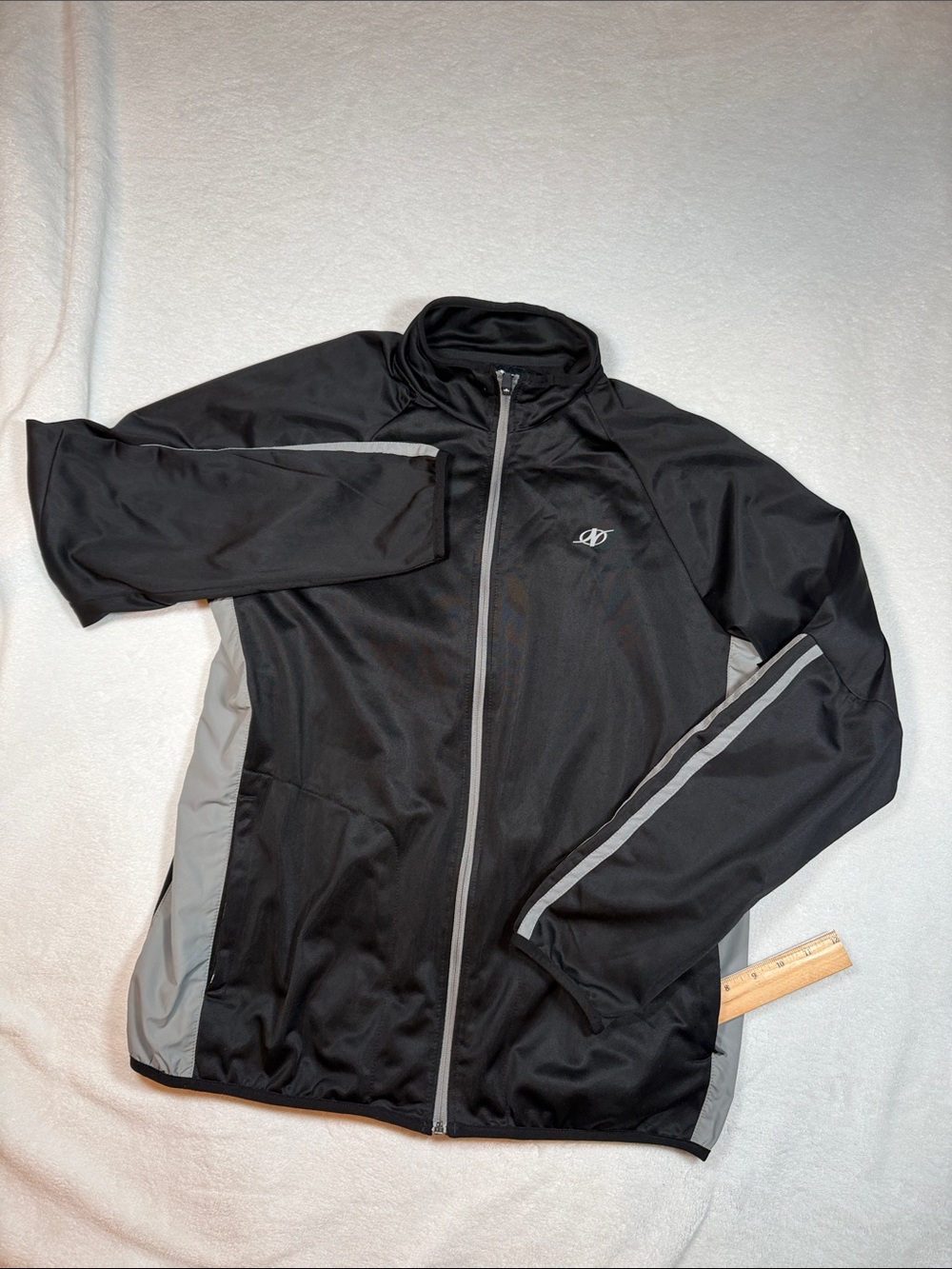 Men's Black NordicTrack Athletic Zip Jacket